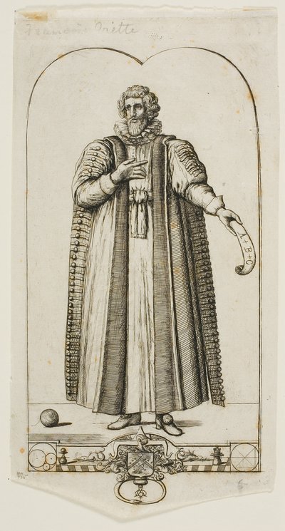 François Viete portréja alkotó: Charles Meryon