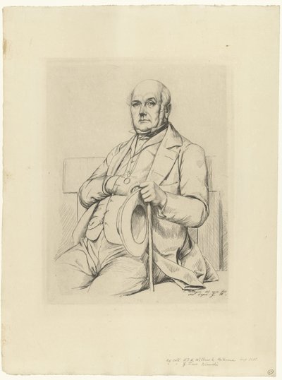 Casimir Le Conte portréja alkotó: Charles Meryon