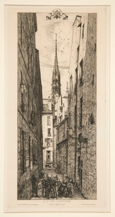 Rue des Chanters alkotó: Charles Meryon
