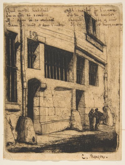 Rue des Mauvais Garçons, Paris alkotó: Charles Meryon