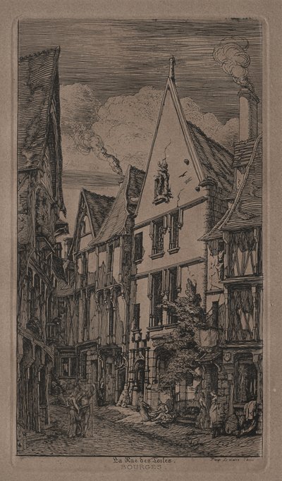 Rue des Toiles, Bourges alkotó: Charles Meryon