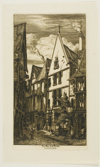 Rue des Toiles, Bourges alkotó: Charles Meryon