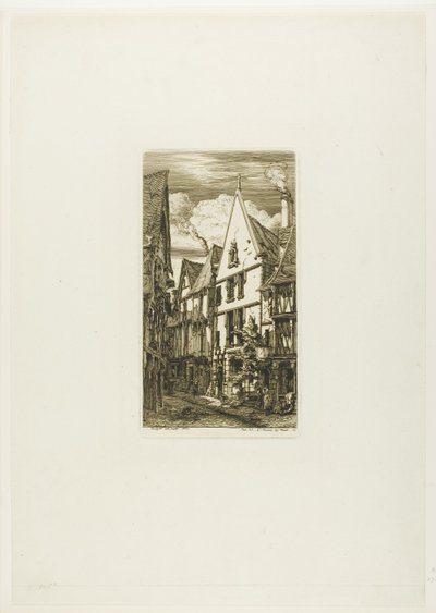 Rue des Toiles, Bourges alkotó: Charles Meryon