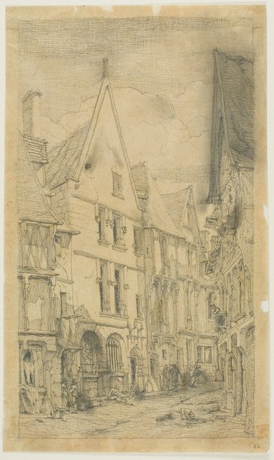 Rue des Toiles, Bourges alkotó: Charles Meryon