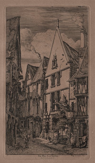 Rue des Toiles, Bourges alkotó: Charles Meryon
