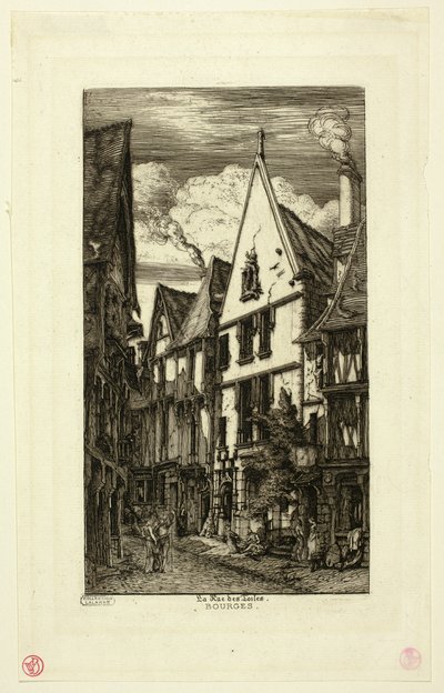 Rue des Toiles, Bourges alkotó: Charles Meryon