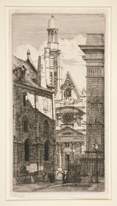 Saint-Etienne-du-Mont alkotó: Charles Meryon