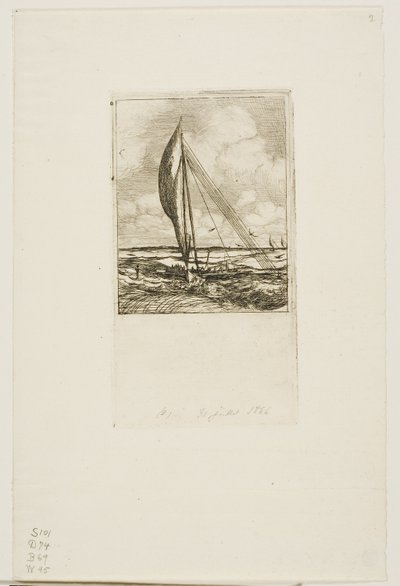 Swift-Sailing Proa, Mulgrave szigetcsoport, Óceánia alkotó: Charles Meryon