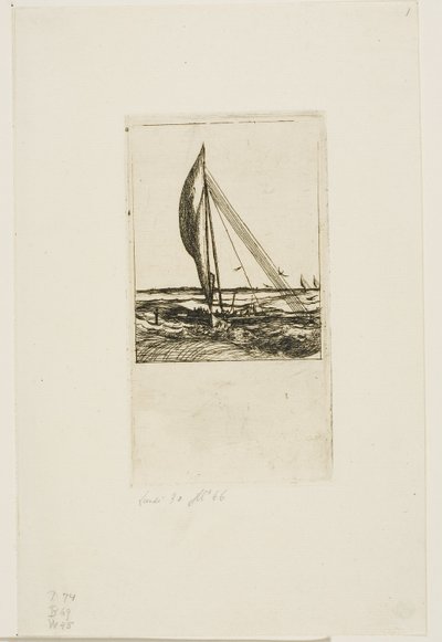 Swift-Sailing Proa, Mulgrave szigetcsoport, Óceánia alkotó: Charles Meryon