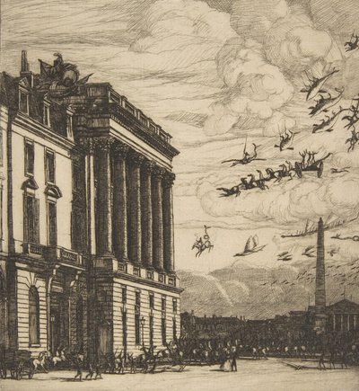Az Admiralitás, Párizs, 1865. alkotó: Charles Meryon