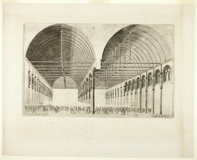 A Palais de Justice előszobája, Párizs alkotó: Charles Meryon