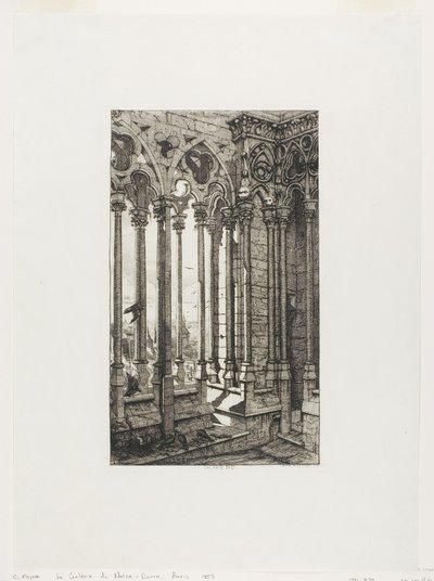 A Notre-Dame Galéria, Párizs alkotó: Charles Meryon