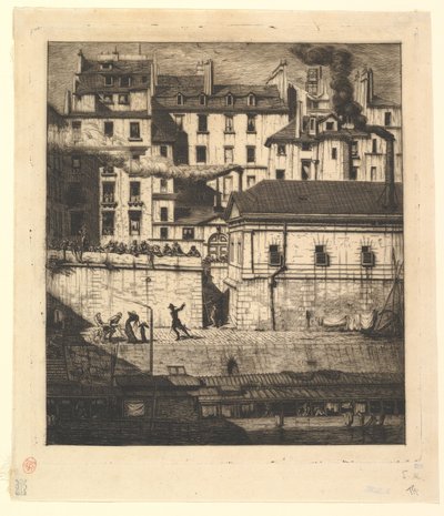 A hullaház, Párizs (La Morgue) alkotó: Charles Meryon