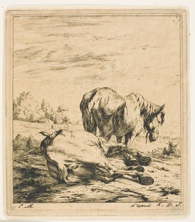A két ló alkotó: Charles Meryon