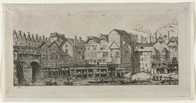 Kilátás Párizs város egy részének a 17. század vége felé, 1861. alkotó: Charles Meryon