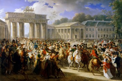 Napóleon belépése Berlinbe, 1806. október 27 alkotó: Charles Meynier