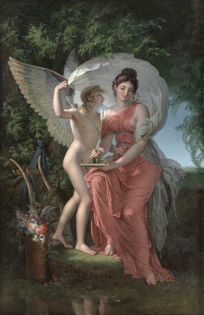 Erato, A lírai költészet múzsája, 1800. alkotó: Charles Meynier