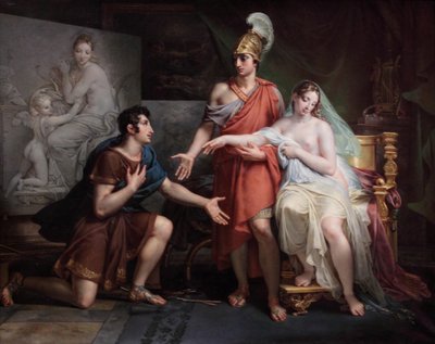 Franciául:  Alexandre le Grand cédant Campaspe à Apelle Nagy Sándor Campaspe-t Apelles-nek adta. alkotó: Charles Meynier
