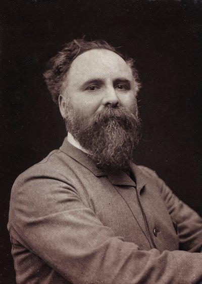 Művészi és életrajzi album, V. évf., Szalon 1885; Diogenes Ulysse Napoléon Maillart (1840-1926) francia festő portréja alkotó: Charles Michelez