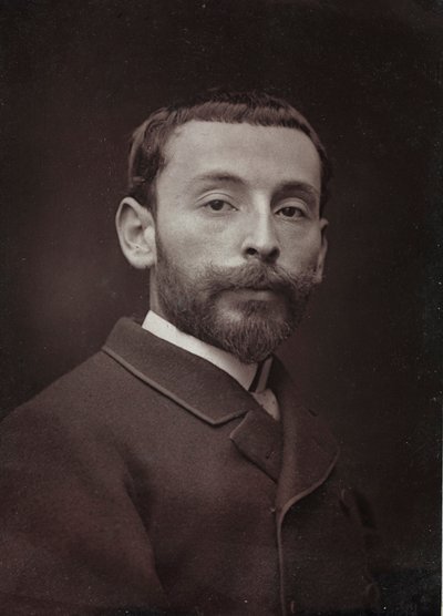 Művészeti és életrajzi album, 6. évf., Szalon 1885; Alexandre Bloch francia festő (1862-1906) portréja alkotó: Charles Michelez