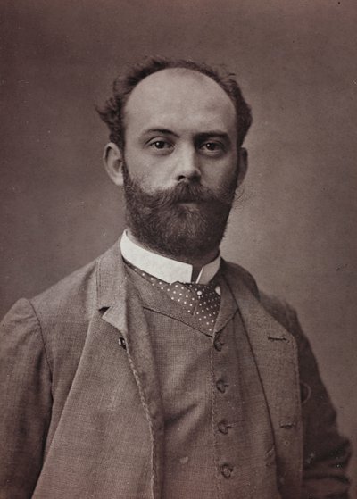 Művészeti és életrajzi album, 6. évf., Szalon 1885; Ernest Bordes francia festő (1852-1914) portréja alkotó: Charles Michelez