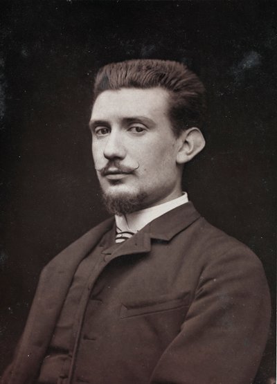 Művészeti és életrajzi album, 6. évf., Szalon 1885; Henri Laurent Desrousseaux festő (1862-1906) portréja alkotó: Charles Michelez
