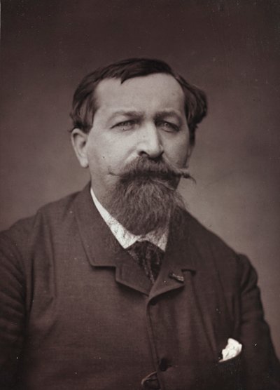 Művészeti és életrajzi album, 6. évf., Szalon 1885; Joseph Emile Gridel festő (1839-1901) portréja alkotó: Charles Michelez