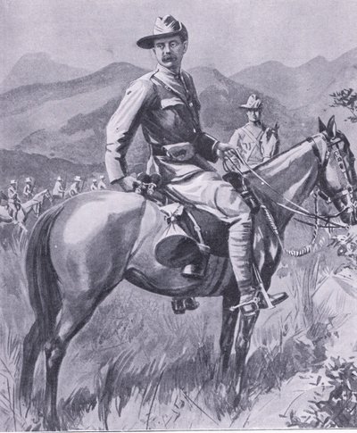 Lumer dandártábornok, az After Pretoria: The Guerilla War című filmből, a Harmsworth Bros Limited, 1901 alkotó: Charles Mills Sheldon
