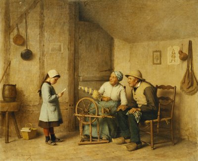 A büszke nagyszülők, alkotó: Charles Moreau