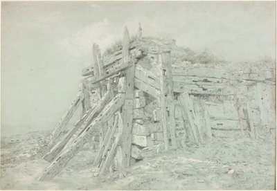 Tanulmány az „Under the Breakwater”-hez (testszín) alkotó: Charles Napier Hemy