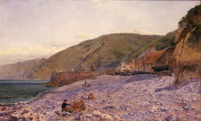A zsindely között Clovellyben, 1864 alkotó: Charles Napier Hemy