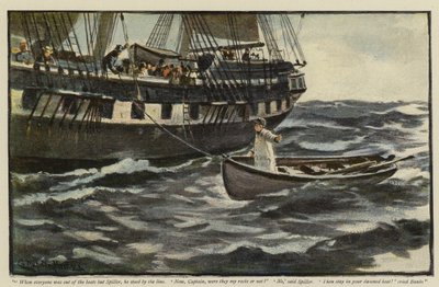 Illusztráció a Vigia rehabilitációjához, Morley Roberts alkotó: Charles Napier Hemy