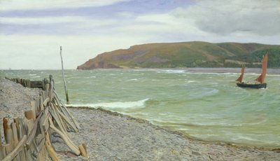 Porlock-öböl, 1891 alkotó: Charles Napier Hemy