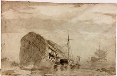 Szállítás (tinta (fekete)) alkotó: Charles Napier Hemy