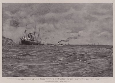 A Lineáris Párok Strandingja, A katasztrófa utáni nap jelenete alkotó: Charles Napier Hemy