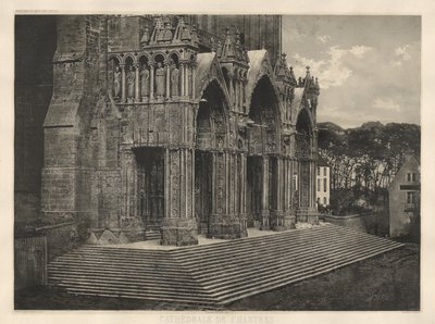 A chartres-i székesegyház. Déli kapuzat. alkotó: Charles Nègre