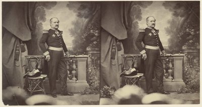 Corréard tábornok, a nizzai csapatok parancsnoka, az annektálás után alkotó: Charles Nègre