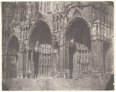 A chartres-i katedrális déli oldalának kapuzata alkotó: Charles Nègre