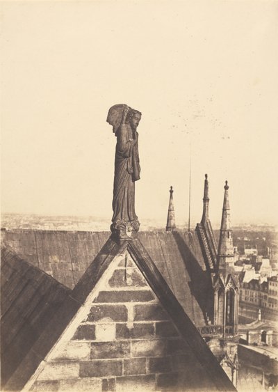A feltámadás angyala a párizsi Notre-Dame tetőjén alkotó: Charles Nègre