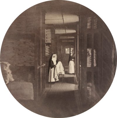 Asile Impérial de Vincennes: a vászonszoba, 1859 (fotó) alkotó: Charles Nègre