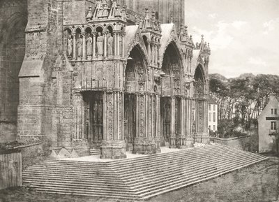 Chartres-i székesegyház – Portico du Midi XII. század alkotó: Charles Nègre
