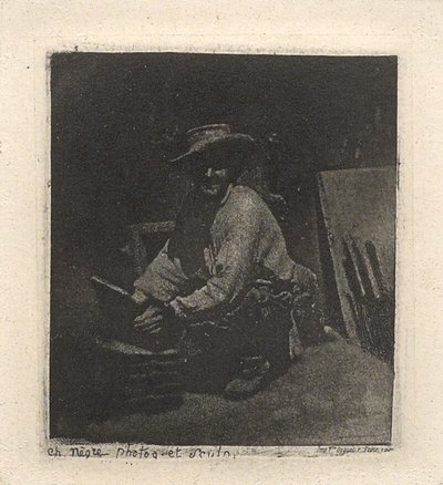 [A guggoló szabadkőműves] alkotó: Charles Nègre