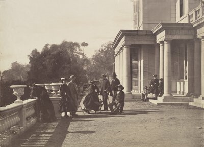 [Lord Brougham és családja, Cannes], 1862. alkotó: Charles Nègre