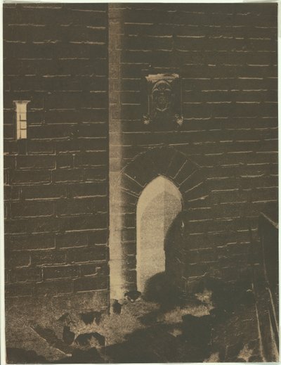 Mont-Majour, Az apátsági torony plakátja, c. 1852. alkotó: Charles Nègre