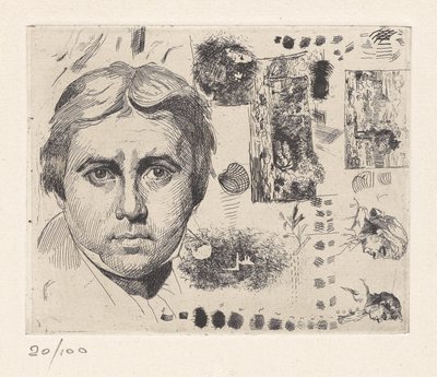 [Jean Auguste Dominique Ingres portréja] alkotó: Charles Nègre