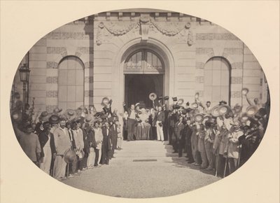 [Augusztus 15. császári menedékhely Vincennesben], 1858. alkotó: Charles Nègre