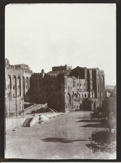 A pápai palota, Avignon alkotó: Charles Nègre