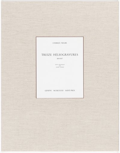 Tizenhárom heliogravure alkotó: Charles Nègre, André Jammes