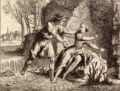 A Scamandre folyó alkotó: Charles Nicolas Cochin