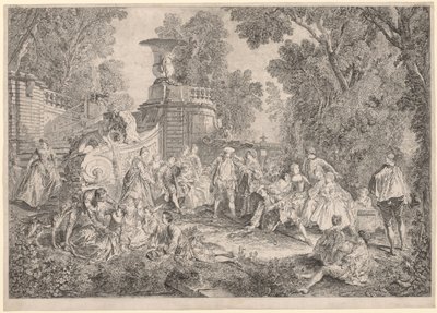 A vak ember blöffjének játéka alkotó: Charles Nicolas Cochin